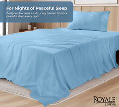 Royale Linens 200 thread count cotton sheet set