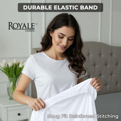 Fitted Sheets 2 Packs White upload26 image 5