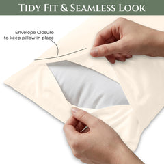 144TC cotton pillowcases Cream
