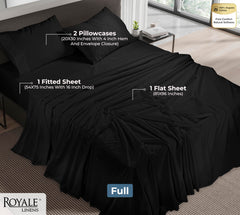Royale Linens 200 thread count cotton sheet set