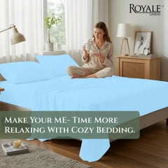 Royale Linens 144 thread Count 100% Cotton Sheet Set