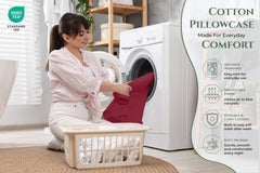 144TC cotton pillowcases Red