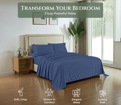 Royale Linens 144 thread Count 100% Cotton Sheet Set