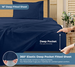 Royale Linens 200 thread count cotton sheet set