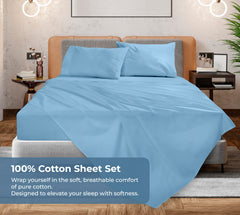 Royale Linens 200 thread count cotton sheet set