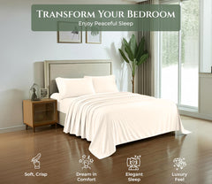 Royale Linens 144 thread Count 100% Cotton Sheet Set