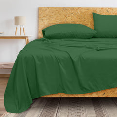 Royale Linens 300 Thread Count 100% Long Staple Combed Cotton Flat Sheet - Super Soft - Top Sheet - Breathable, Cool & Crisp Percale Flat Sheet Only