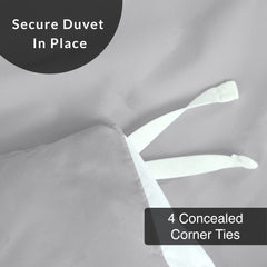 Button duvet cover Silver image 7