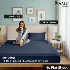 Royale Linens 300 thread Count 100% Cotton Sheet & Pillowcase Sets