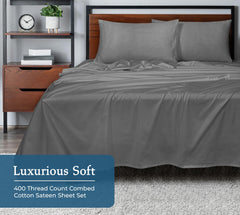 400TC sheet set Spanish Slate image 3