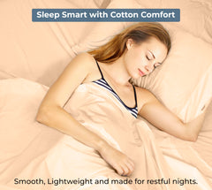 200TC cotton flat sheet Sand - image 9