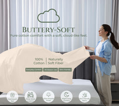 144TC cotton flat sheet Sand