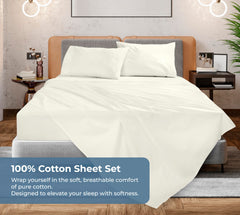 Royale Linens 200 thread count cotton sheet set