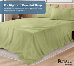Royale Linens 200 thread count cotton sheet set