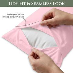 144TC cotton pillowcases Pink