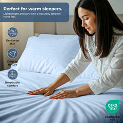 Royale Linens 300 thread Count 100% Cotton Sheet & Pillowcase Sets