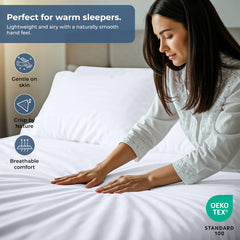Royale Linens 300 thread Count 100% Cotton Sheet & Pillowcase Sets