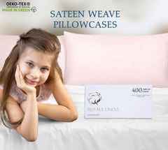 400TC cotton pillow Kyoto Blush