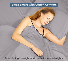 200TC cotton flat sheet Silver - image 9