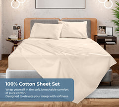Royale Linens 200 thread count cotton sheet set