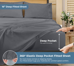 Royale Linens 200 thread count cotton sheet set
