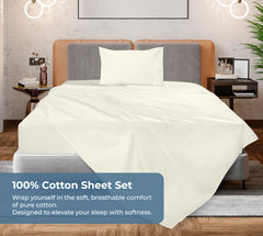 Royale Linens 200 thread count cotton sheet set