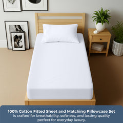 Royale Linens 300 thread Count 100% Cotton Sheet & Pillowcase Sets