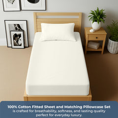 Royale Linens 300 thread Count 100% Cotton Sheet & Pillowcase Sets