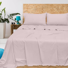 Royale Linens 300 Thread Count 100% Long Staple Combed Cotton Flat Sheet - Super Soft - Top Sheet - Breathable, Cool & Crisp Percale Flat Sheet Only