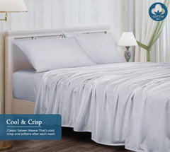 400TC sheet set Spanish Silver image 5