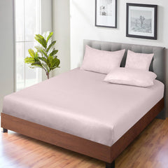 Royale Linens 100% Organic Cotton Percale Weave Super Soft Deep Pocket Bottom Sheets Elastic Sheet Fitted Sheets Only