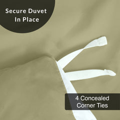 Button duvet cover Sage Green image 7