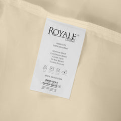 Royale Linen 2 Pack Bulk Flat Sheet Set - Top Sheet - Soft 1800 Microfiber - Wrinkle & Stain Resistant - for Hotel, Massage Table, Hospital, Dorm - Queen Flat Sheet Sold Separately (Queen, Sand)