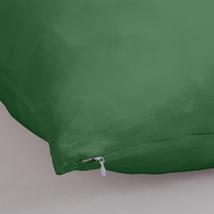 Royale Linens Body Pillow Cover - Double Brushed 1800 Microfiber - 20"x54" with Hidden Zipper Closure - Wrinkle & Fade Resistant - Super Soft Body Pillowcase 2 Pack (Hunter Green, Pack of 2)