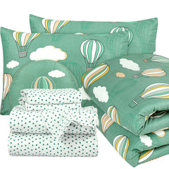 Royale Linens Biab Printed Bedding Set