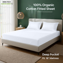 Fitted Sheets 2 Packs White upload26 image 4