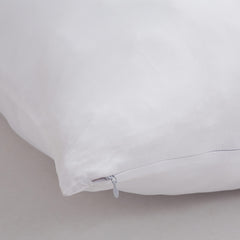 Royale Linens Body Pillow Cover - Double Brushed 1800 Microfiber - 20"x54" with Hidden Zipper Closure - Wrinkle & Fade Resistant - Super Soft Body Pillowcase 2 Pack (White, Pack of 2)