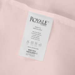 Royale Linen 2 Pack Bulk Flat Sheet Set - Top Sheet - Soft 1800 Microfiber - Wrinkle & Stain Resistant - for Hotel, Massage Table, Hospital, Dorm - Queen Flat Sheet Sold Separately (Queen, Pink)