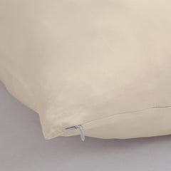 Royale Linens Body Pillow Cover - Double Brushed 1800 Microfiber - 20"x54" with Hidden Zipper Closure - Wrinkle & Fade Resistant - Super Soft Body Pillowcase 2 Pack (Sand, Pack of 2)